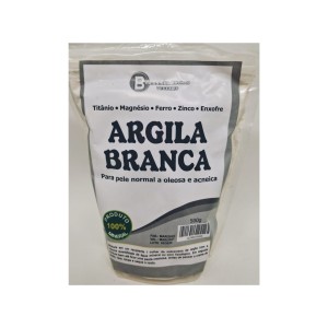 ARGILA BRANCA EM PÓ 500G