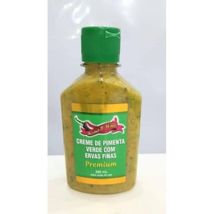 Creme de Pimenta Verde Ervas Finas 200ml Aroma D´Minas