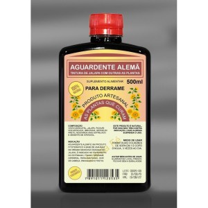 Aguardente Alemã Plantas Medicinais 500ml